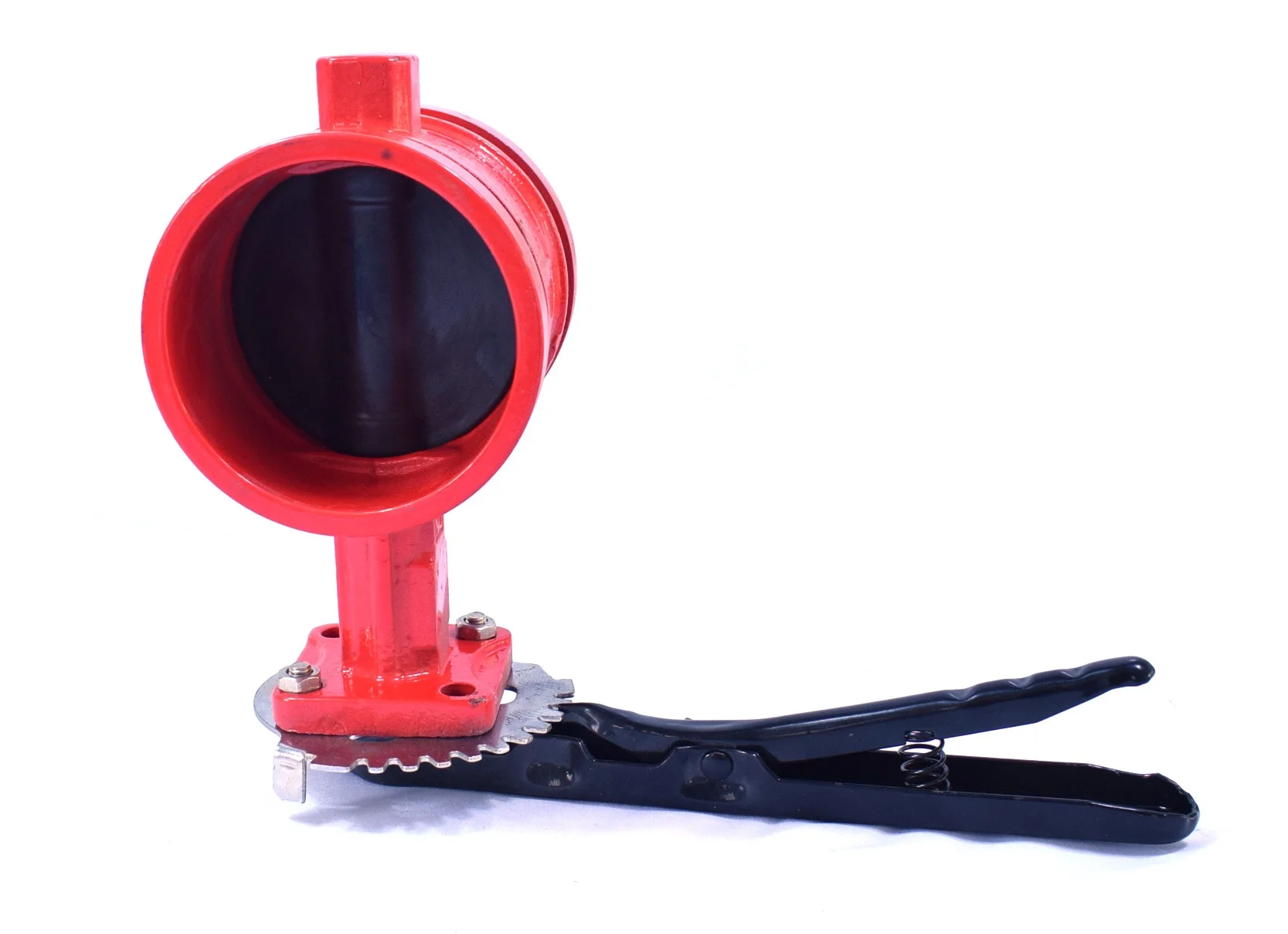 Professional Manufacturers Wholesale Clamped Gear Operated Cast Iron Butterfly Valve