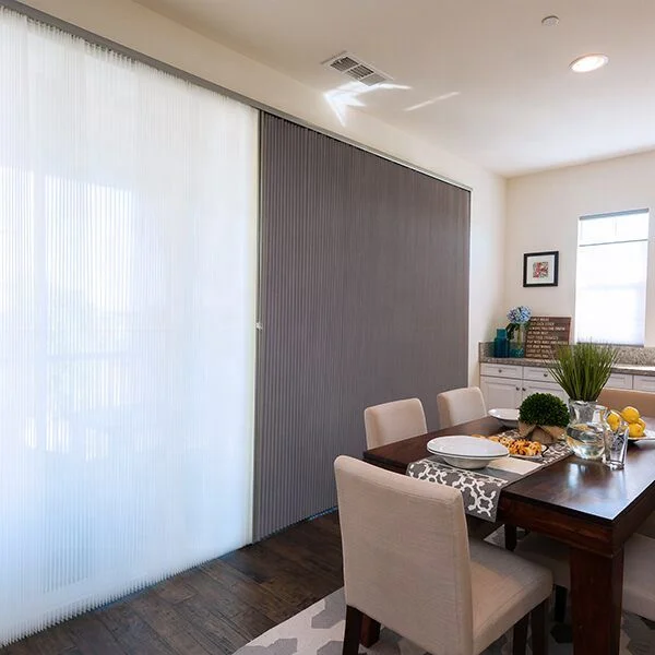 Blind Screen Vertical Cellular Shade Cordless Honeycomb Blinds for Sliding Door Anti-mosquito Screen Curtain Dual Cellular Shade
