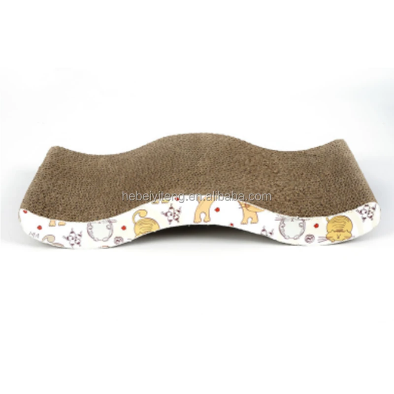 Factory Supply Corrugated Paper Cat Toy Grind Claws M Ttype Cat Scratcher Board