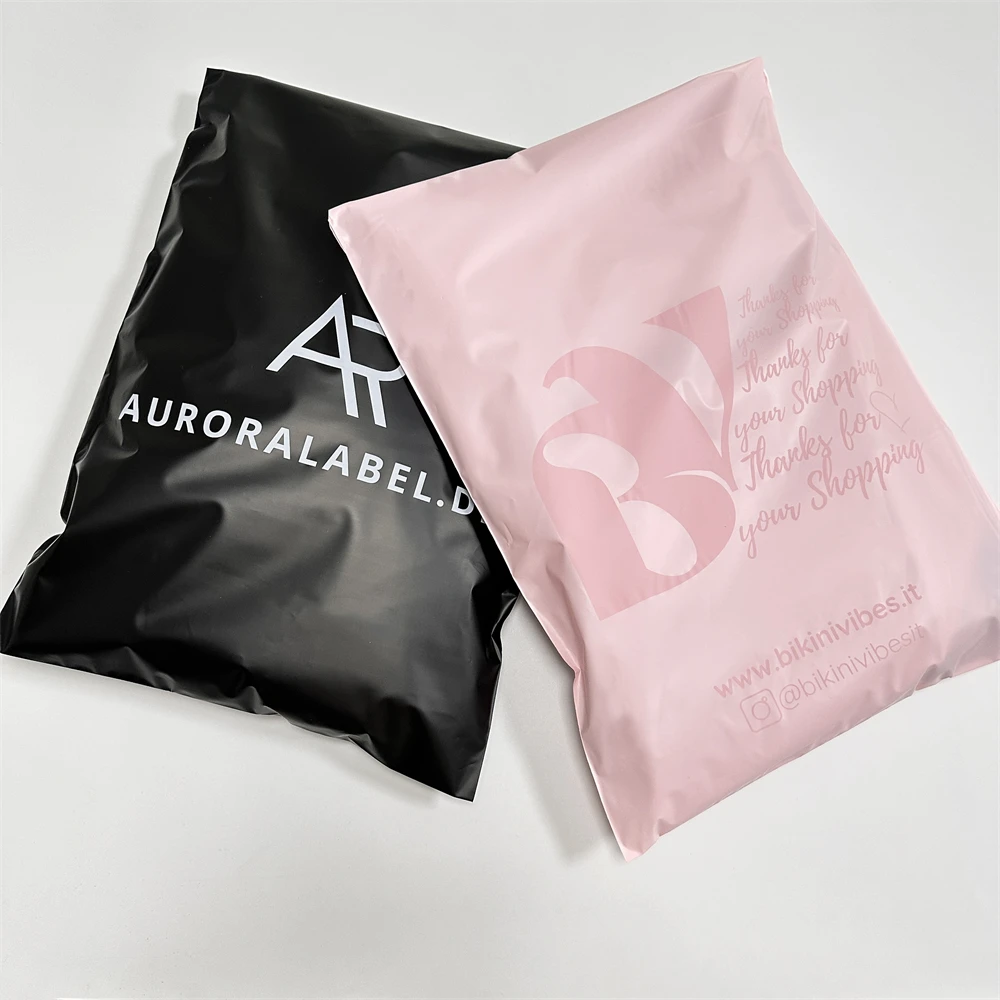 Custom Logo Courier Bag Wholesale Polymer Mailing Bags For Clothing Matte Clothes Packaging Shipping Postage Bag