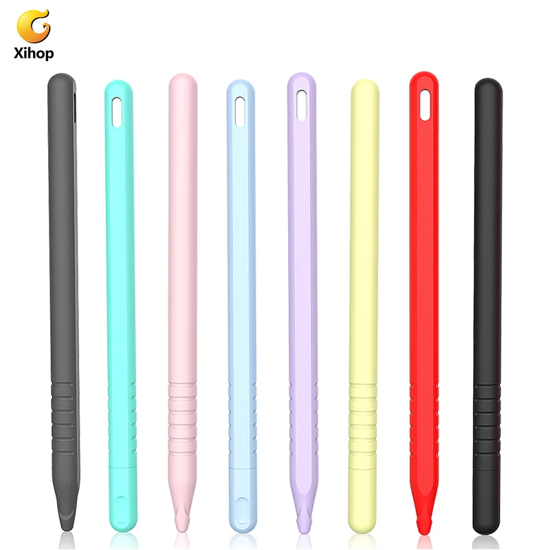 Xihop Wholesale Business Clone Touch Pen Protector Cover Shell Stylus Silicone Case for Apple Pen Pencil iPad 2 Second Generatio