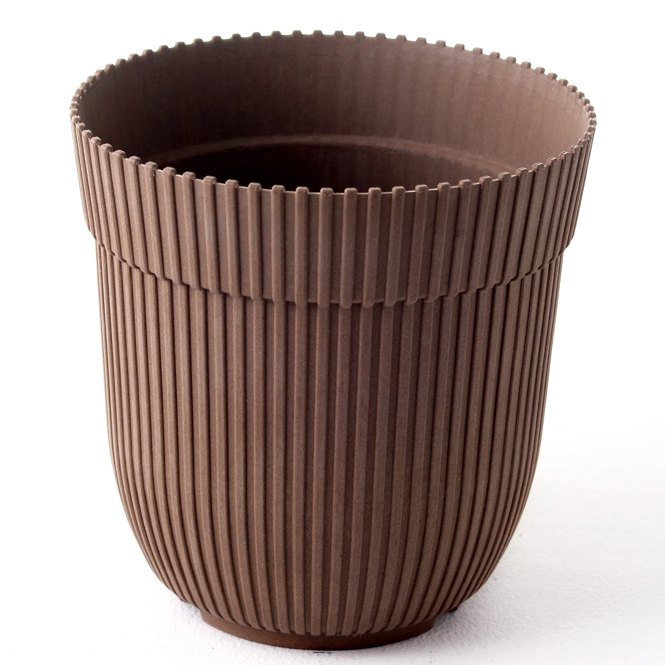 Durable Plastic Straw Biodegradable WPC Flower Pot for Outdoor XF-J002