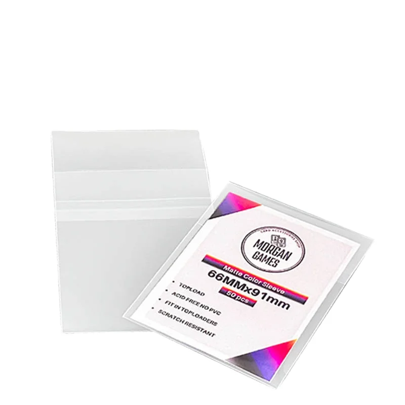 100pcs Multi-color Board Gaming Card Sleeves For Game ultra Clear PP 35pt Top Loader Trading Sports Baseball Holder Protector