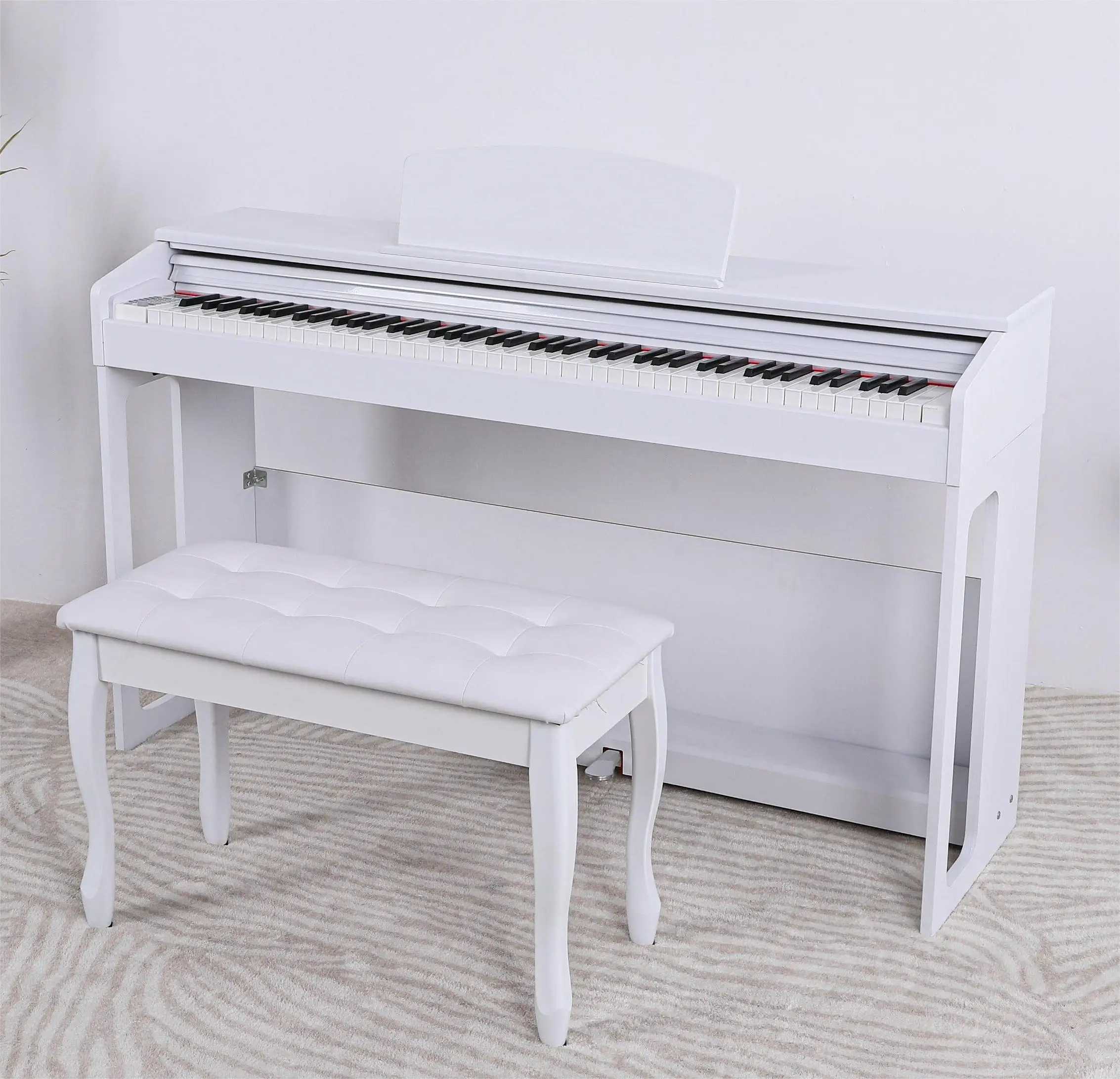 Digital Piano 88-key Hammer Action Keyboard Slide Cover Piano Keyboard Professional Exam Music Learning YM-A801