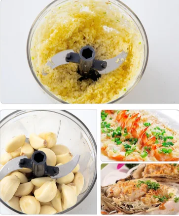 Hand - pulled Garlic Grinder Multi-function Meat Grinder Chopper Slicer Cutter Meat Vegetable Cutter for Cooking