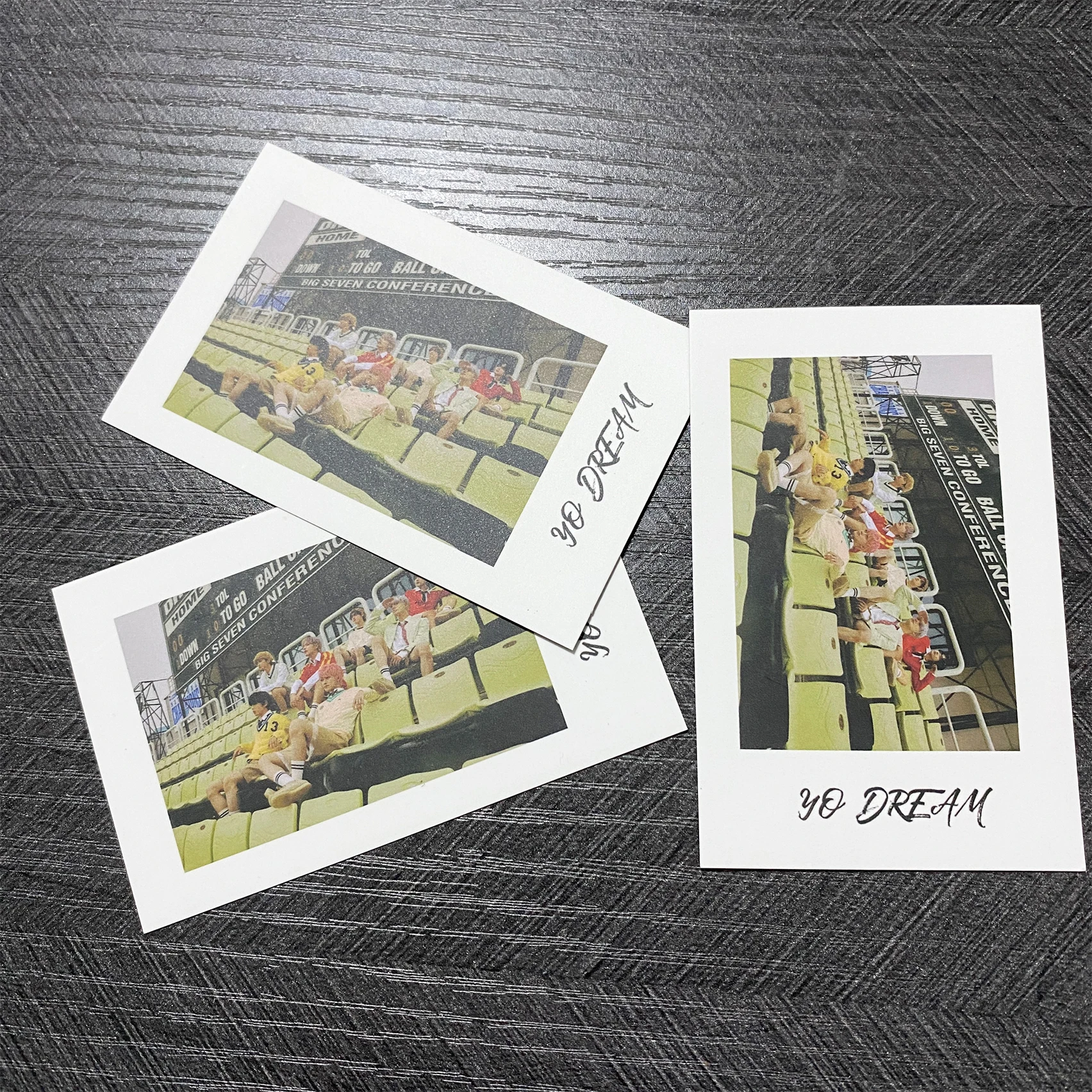 Custom design kpop idol Polaroid style double-sided printed photocards