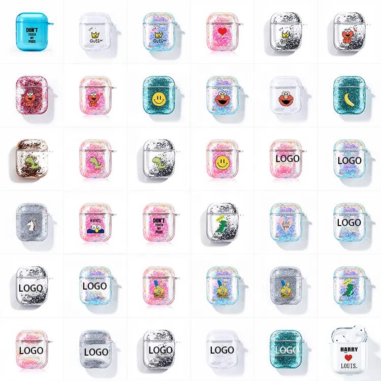 Универсальный противоударный защитный чехол для Air Pods ТПУ мраморный Apple
