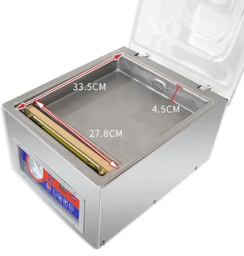DZ260 Good Quality Mini Vacuum Packing Machine Table Type Vacuum Sealer For Salmon Foie Gras Caviar