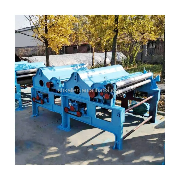Multifunctional and low noise waste cotton recycling machine