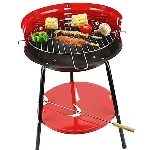 Outdoor Portable Camping Picnic Garden Field Argentine Round Bbq Grill Plate Portable Bbq Grill