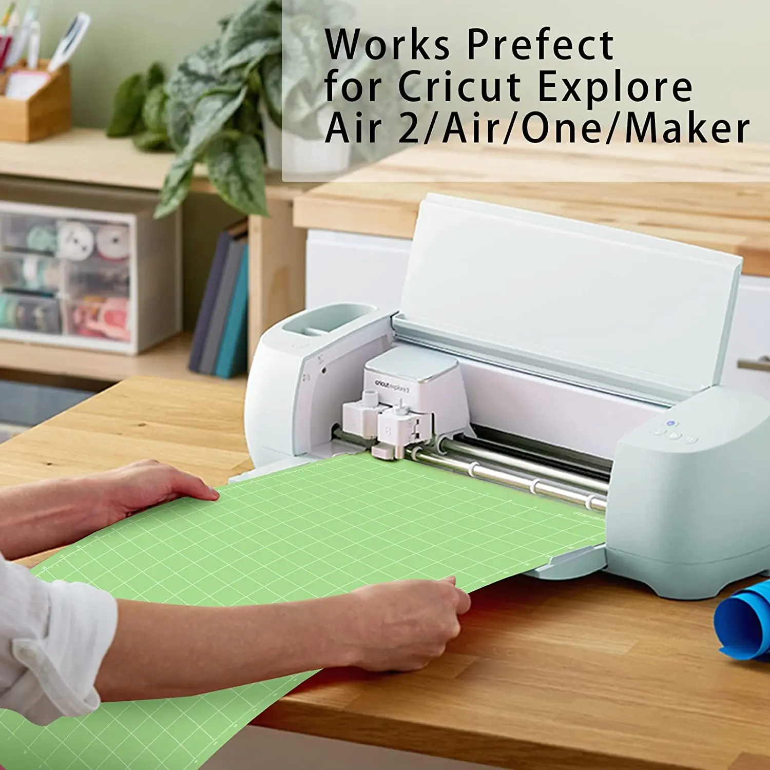 Cutting Mat for Cricut StandardGrip Adhesive Sticky Non-Slip Durable Mat for Cricut Explore One/Air/Air 2/Make