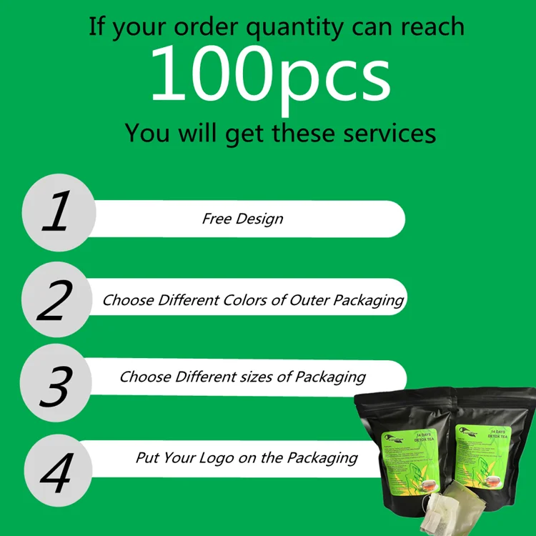 100% Work All Natural Breast Reduction Green Tea No Side Effect Detox Slimming Tea