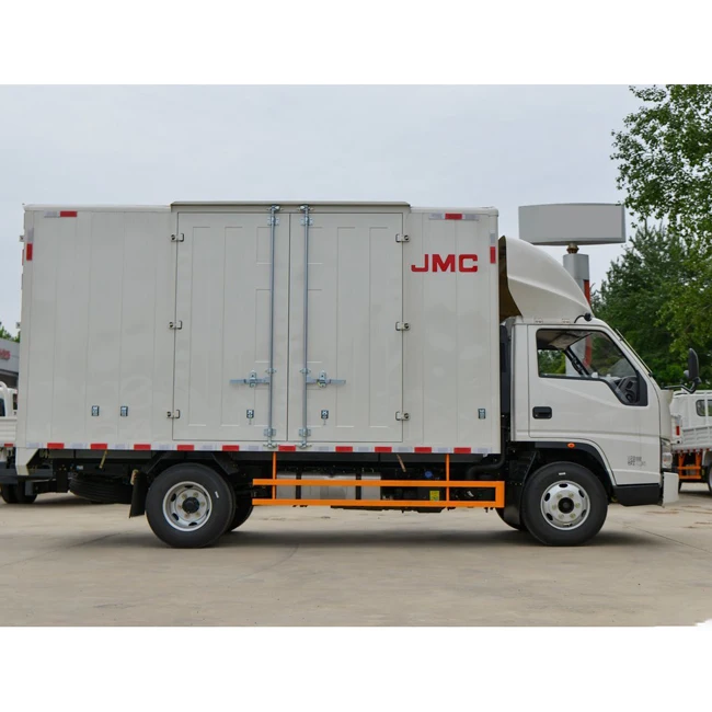 Завод по индивидуальному заказу 4X2 130HP JMC грузовик фургон грузовики грузовой с 4 2 счетчиком грузовые коробки
