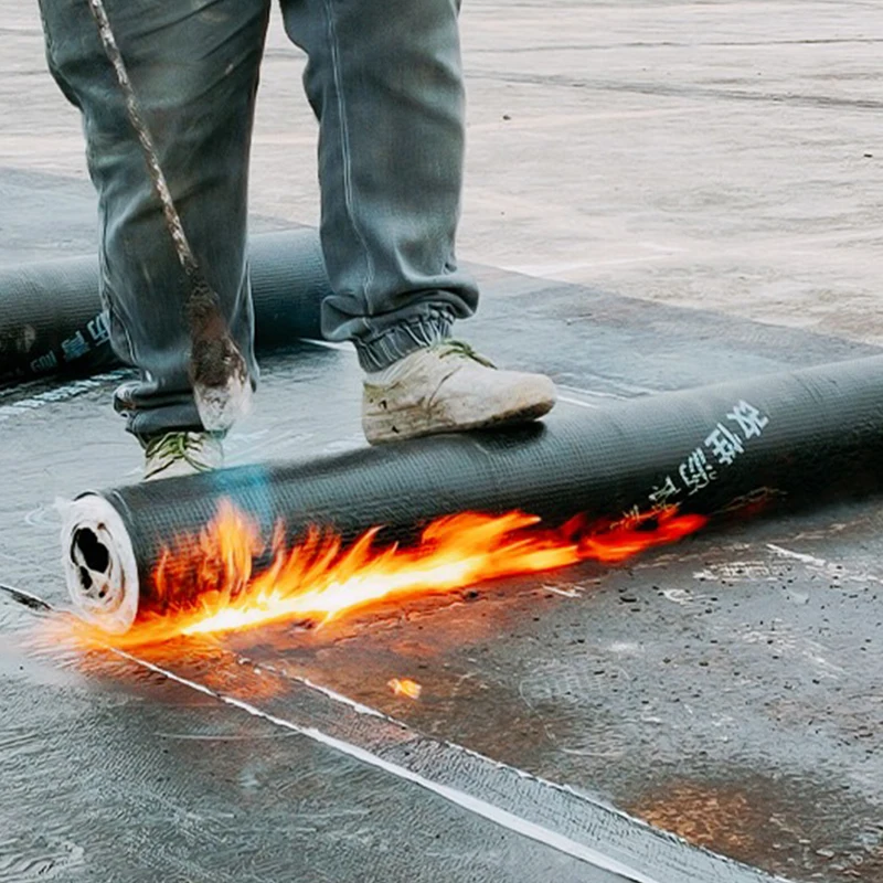 China Supply 3mm 4mm 5mm Torched-on modify roof waterproof bitumen waterproof roll