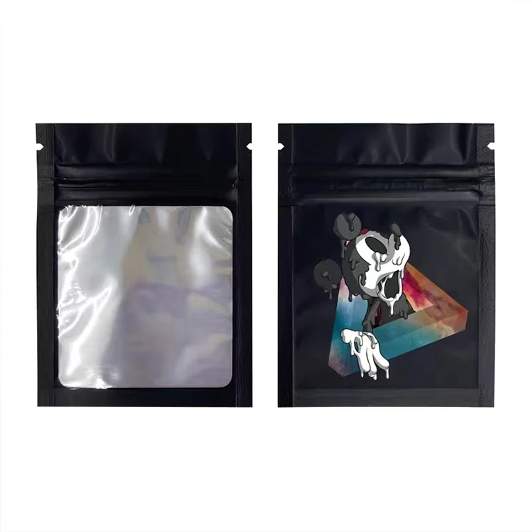 YunFeng Customizable 1g 1/8oz 3.5 gram 4 x 6 1/4 oz 7 gram 1 oz 28 gram matte smell proof zip lock special mylar bags for candy