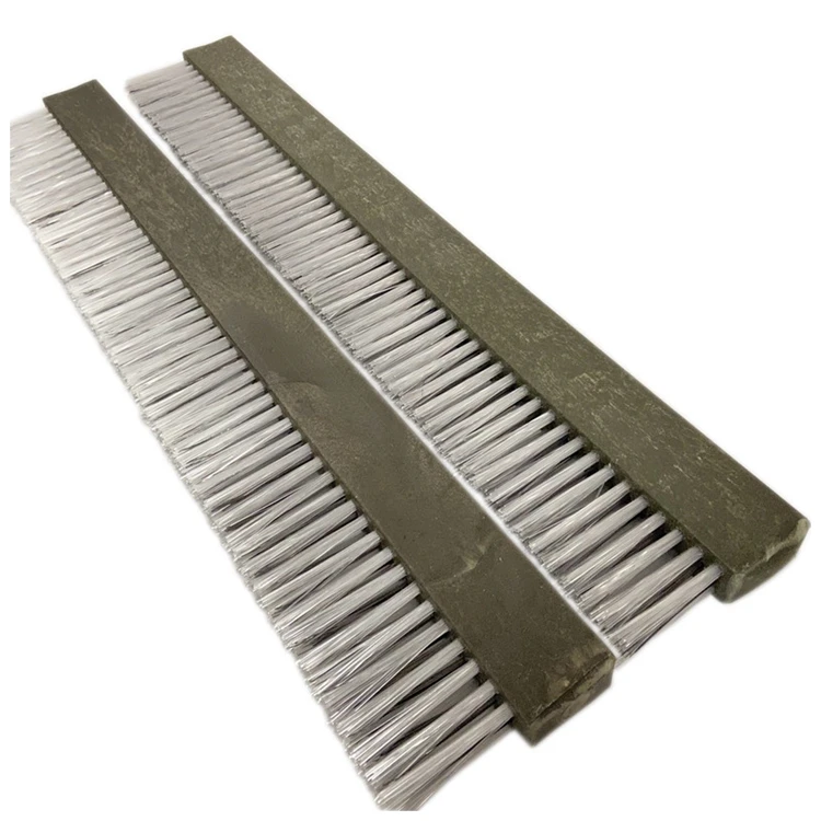 Dust Removal Brick Machine Strip Brush Nylon Bristle Nylon Article Brushes