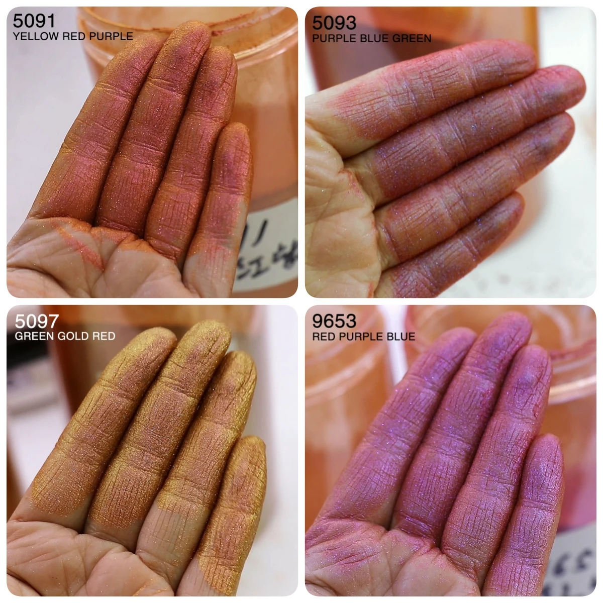 Wholesale Variables Color Changing Powder Eyeshadow Powder Epoxy Resin Chameleon Pigment