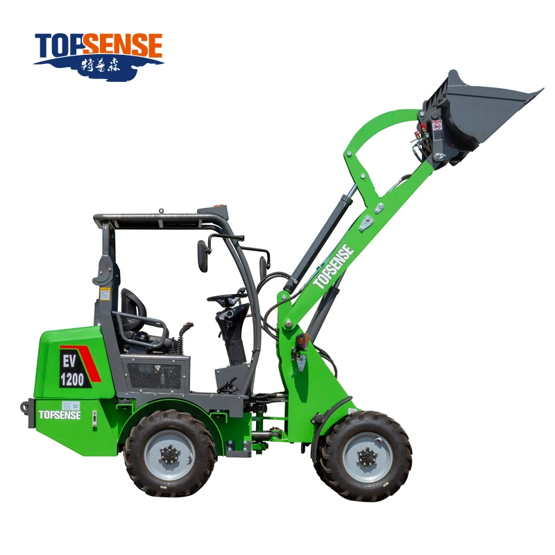 Mini electric front wheel loader TSD610 for promoting at low price