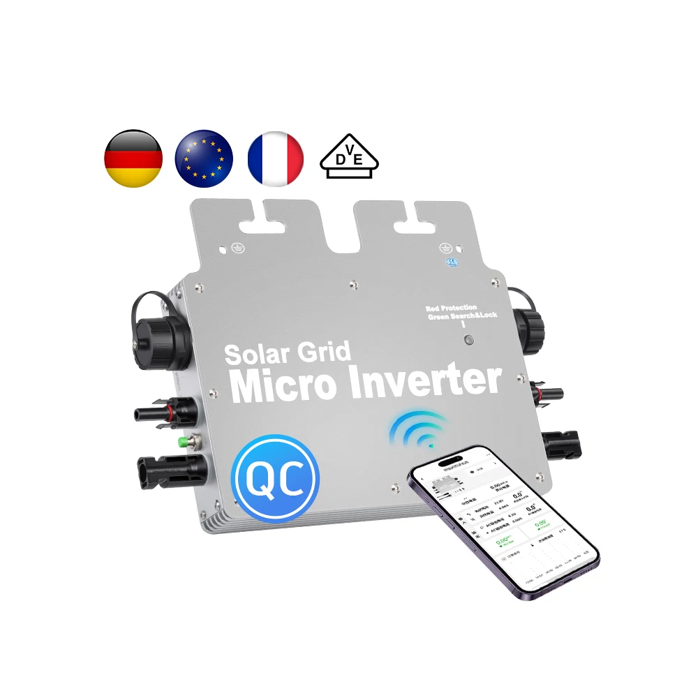 Solar Grid Mini Inverter 800W Smart Monitoring  Device Data Switch Solar Micro Inverter 800W Power Limit