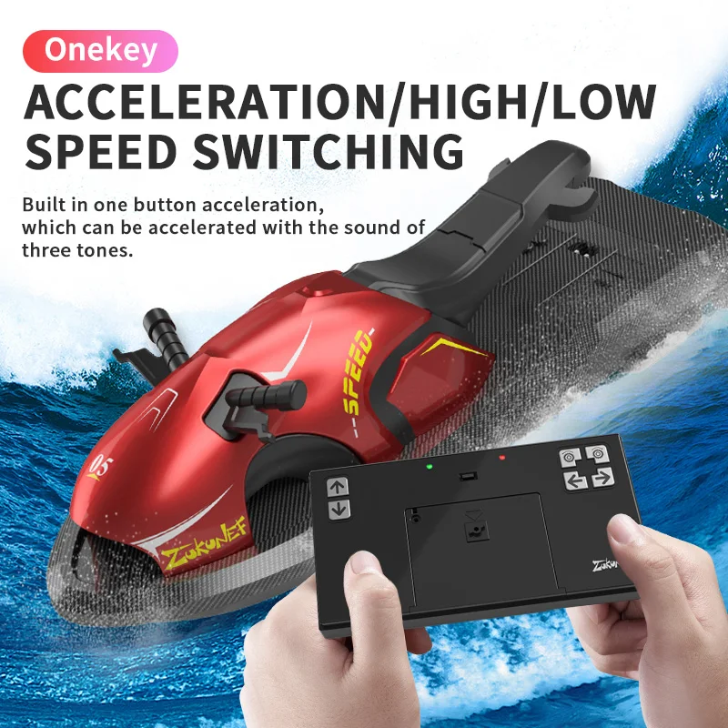 Qilong Electric Remote Control Boat Gifts Outdoor Driving Rc Motor Ship Modle Competition Games Rc Boat Toys For Adults Children