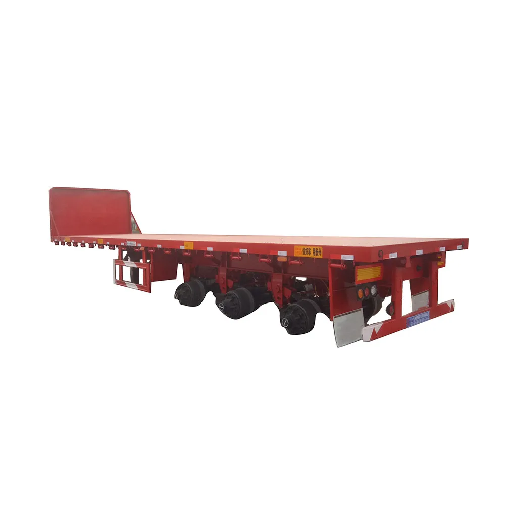 Industrial project application heavy load flat bed trailers for sale