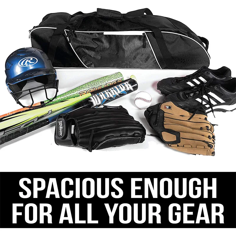 Baseball Roller Bag-Wheeled Baseball Bat Cap Bags with Wheels for Baseball, TBall, Softball Equipment for Youth