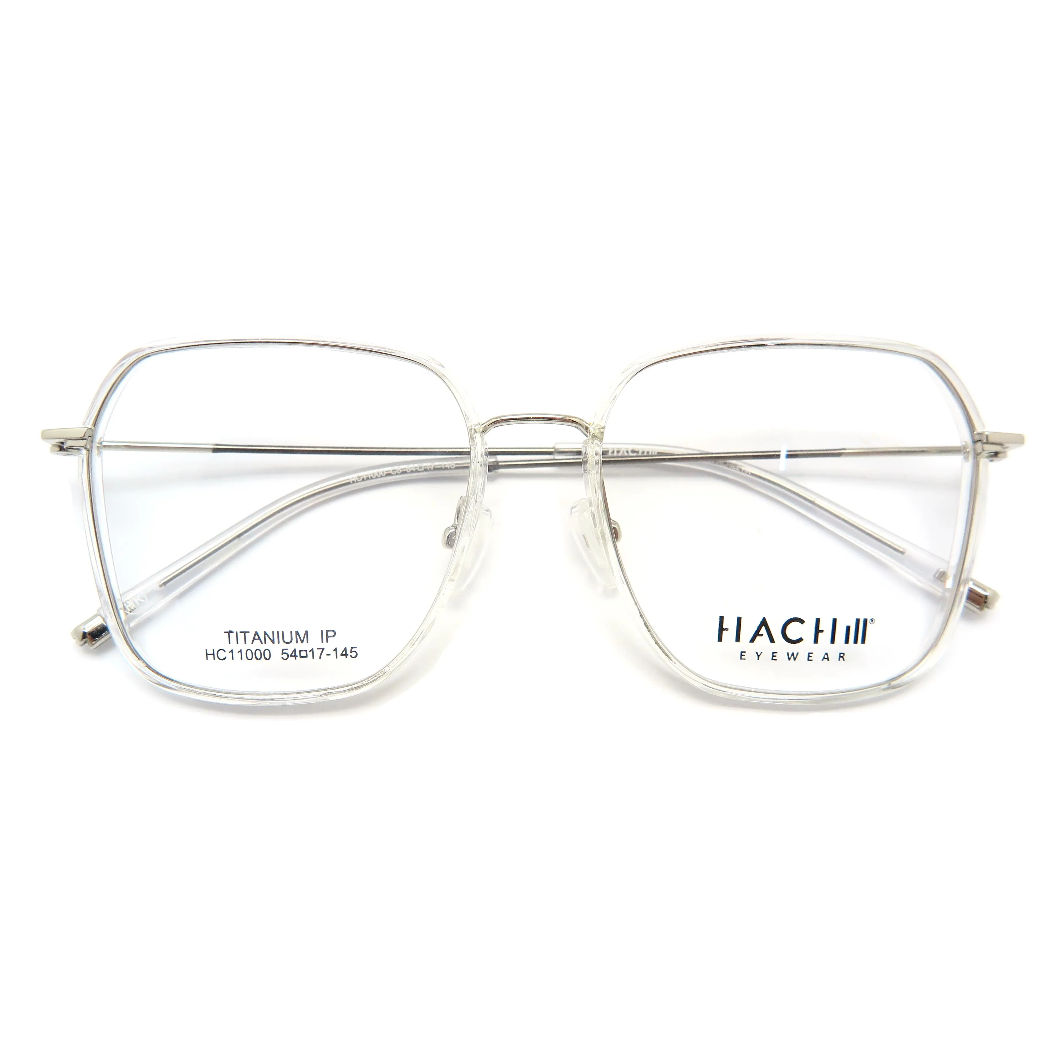 New Injection Front and Titanium Temple Glasses Frame Unisex Comfortable Ultra Light Eyeglass Frame