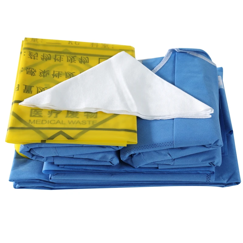 Hot Sale Hospital Use Disposable Sterile  Cesarean Section Surgical Drape Pack