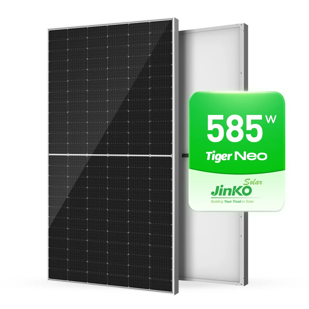 Jinko Tiger Neo N-Type Solar Panels 400W 500W 545W 550W 575W 580W Jinko All Black Paneles Solares 550 Watts Costo