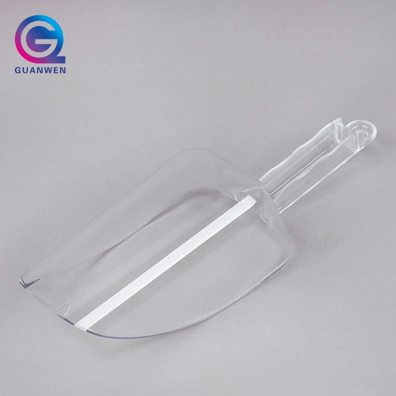 24 Oz. Clear Utility Plastic Scoop Grain Candy Flour Scoop Bar Accessories Ice Scoop