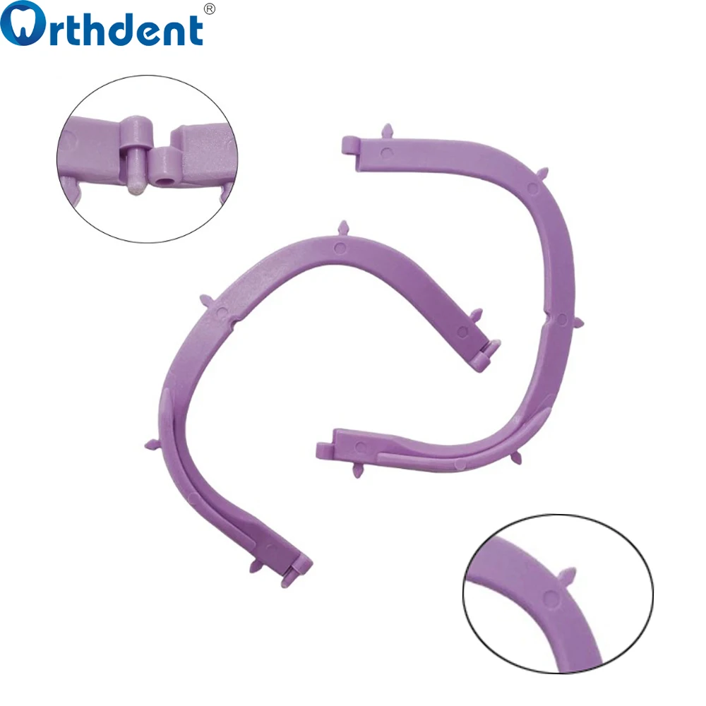 1Pc Dental Foldable Frame Rubber Dam Sheet Holder Autoclavable Plastic Dentistry Oral Barrier Tools For Dentistry Operation