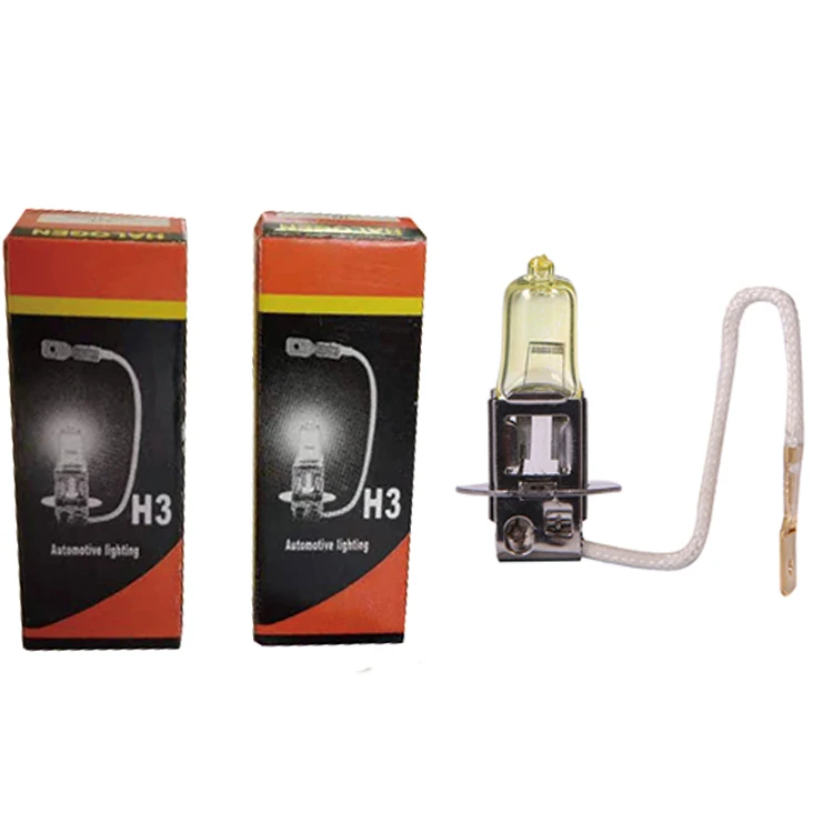 High Quality H3 12v 100w Halogen Bulb White Automotive Fog Light Bulbs Halogen Bulb