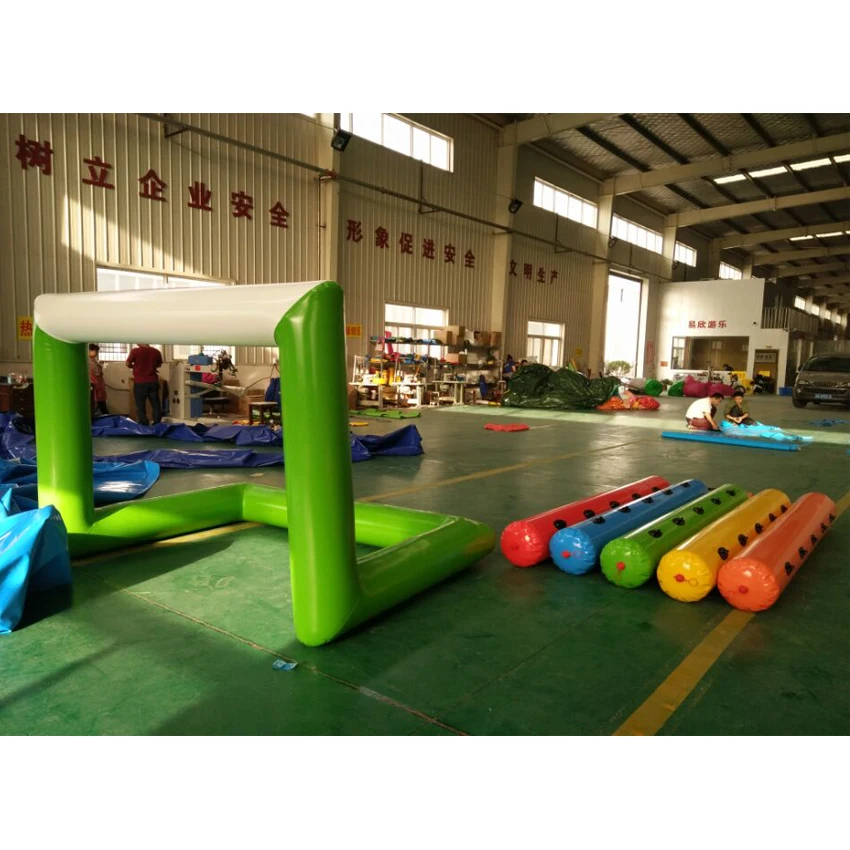 Funworldsport Best-selling Kids Football Training Goal Inflatable PVC Kids Kick Games For Amusement On Sale