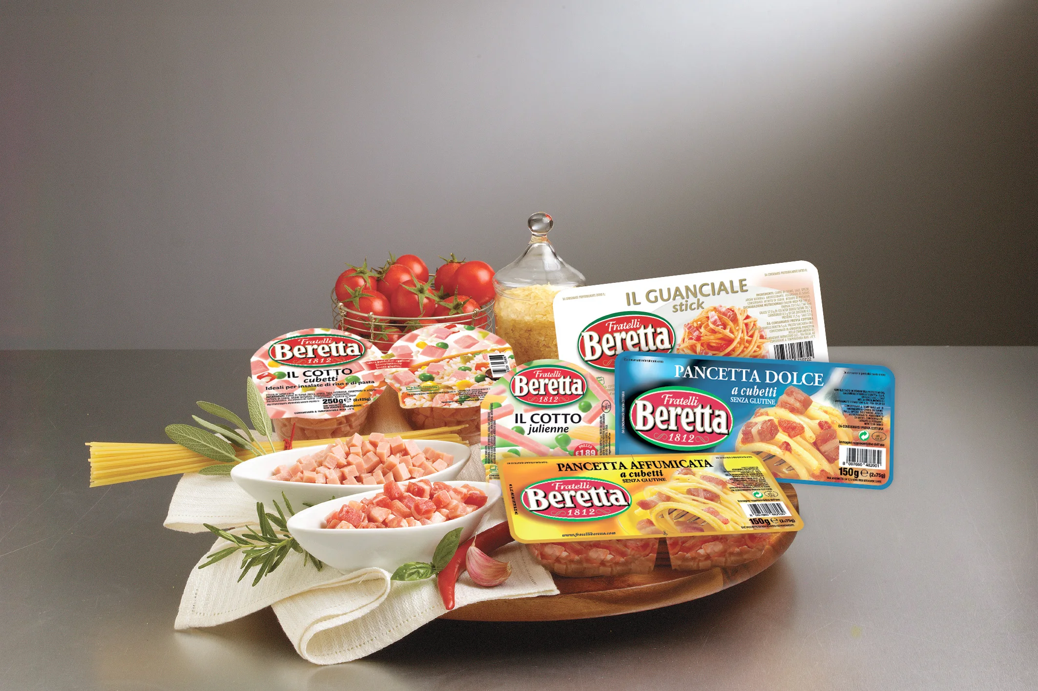 Fratelli Beretta нарезанные кубиками свиные мясы Pancetta Dolce сухая свиная грудинка идеально подходит для пасты и салатов