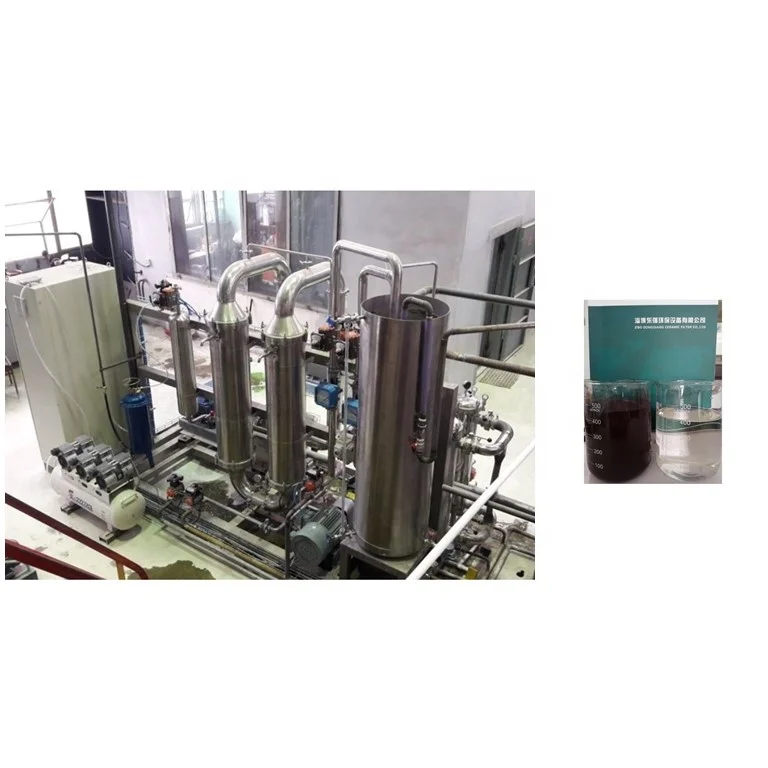 Self Backwash Crossflow Filter With Ceramic Membrane Filter Element