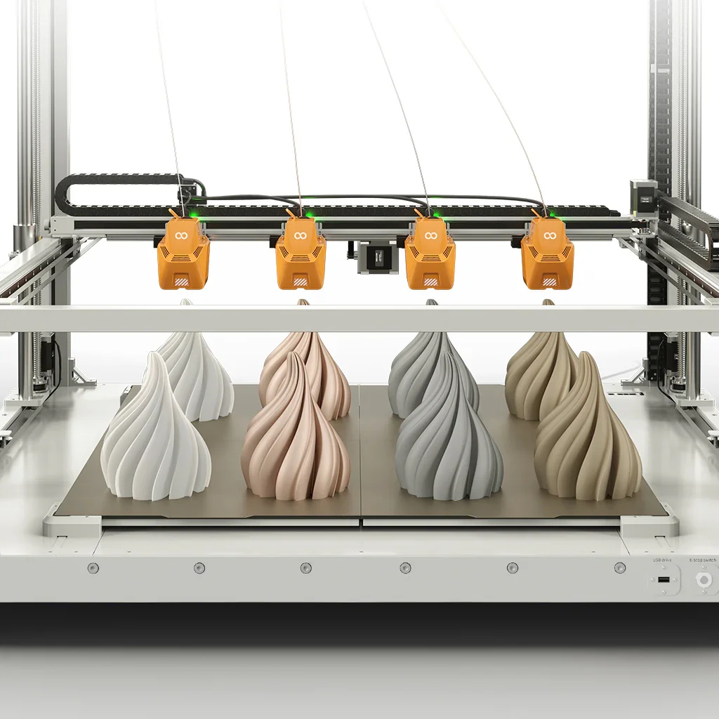 Elegoo OrangeStorm Giga Large Printer Size 1224x1164x1425mm High Speed FDM 3D Printer Auto Leveling multi nozzle printing