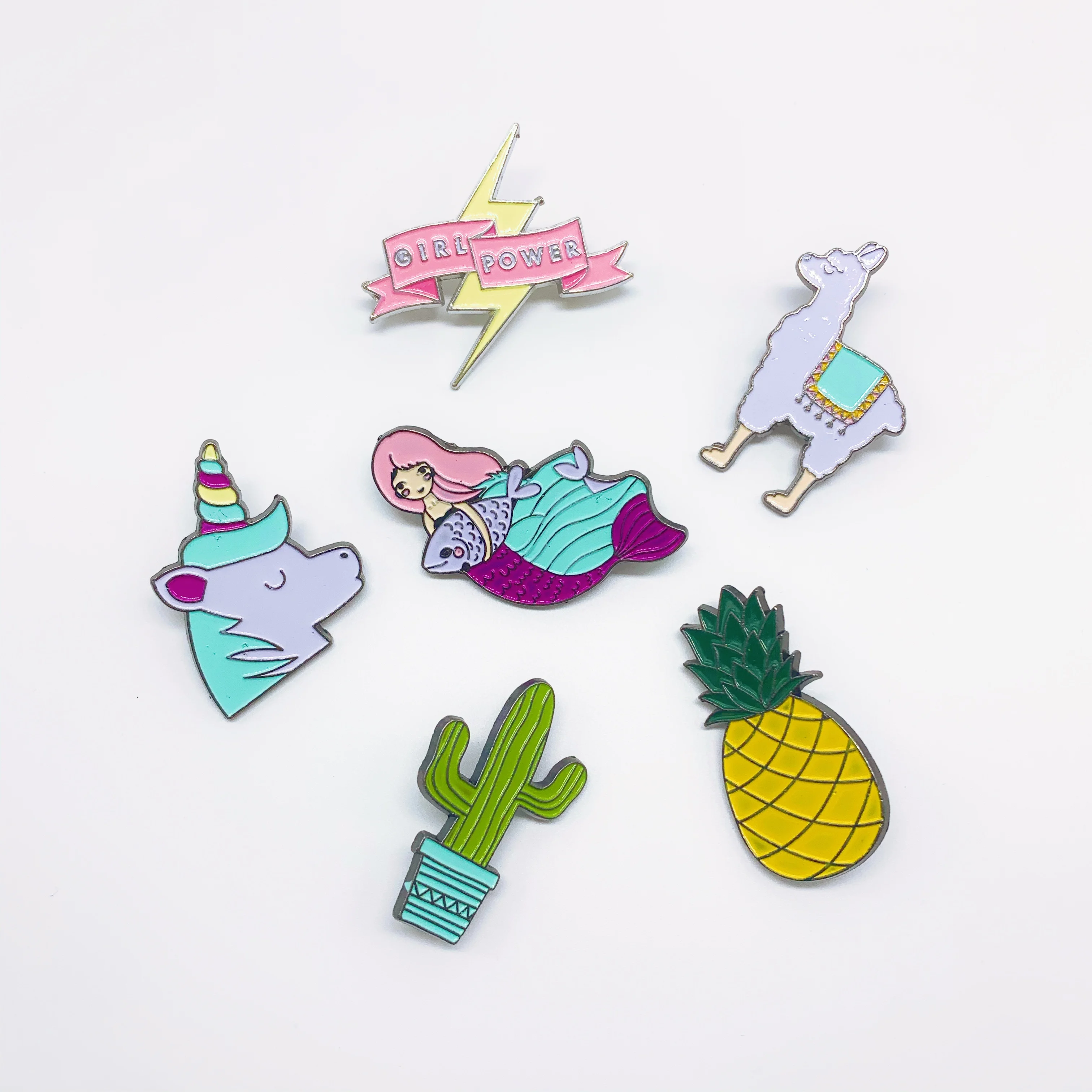 Cute Unicorn Soft Enamel Pin 3D Engraved Black Nickle High Polished Custom Enamel Lapel Pin