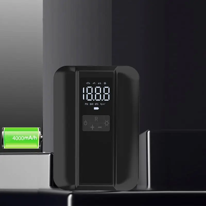 Newest car wheel air pump portable air pump digital car air compressor 12v tires inflators with LCD display