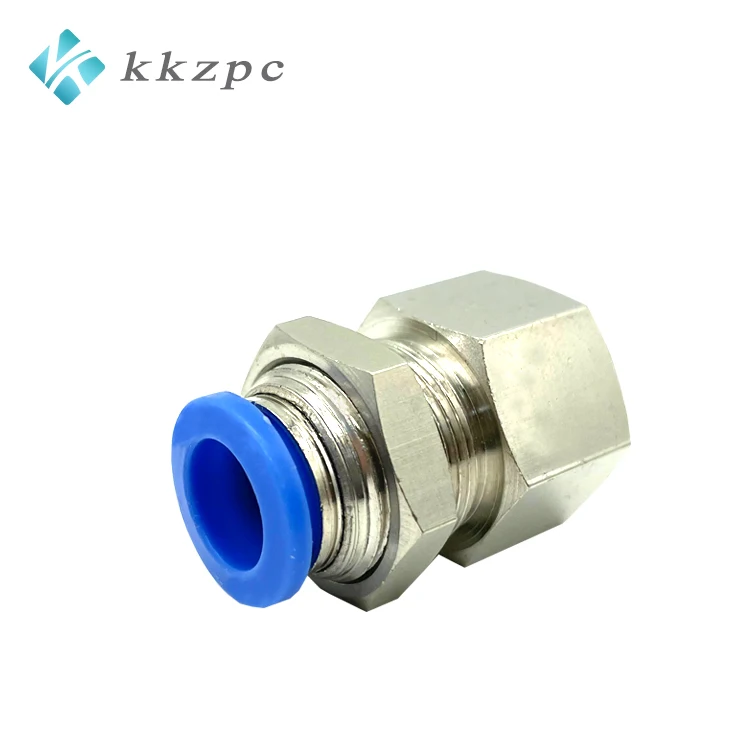 PCF10-03 PC push in pneumatic pipe fittings male straight quick connector