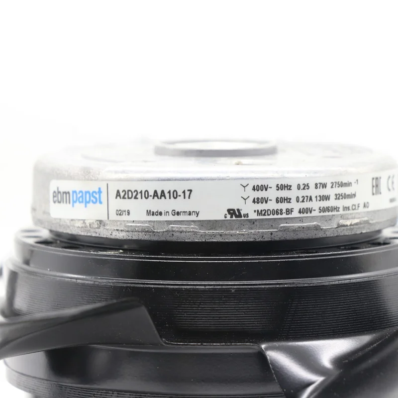 Ebmpapst A2D210-AA10-17 осевой вентилятор 400V Siemens 1ph713 серии сервомотор шпинделя охлаждения вентиляторы