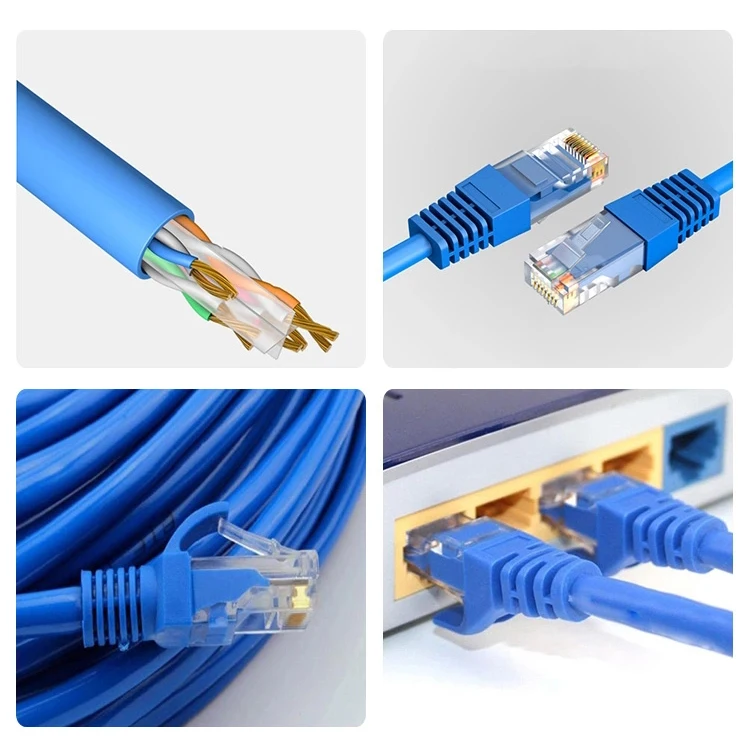 Высококачественный кабель Ethernet 0 5 м ccs 4awg cat5 cat5e патч-кабель utp патч-корд rj45