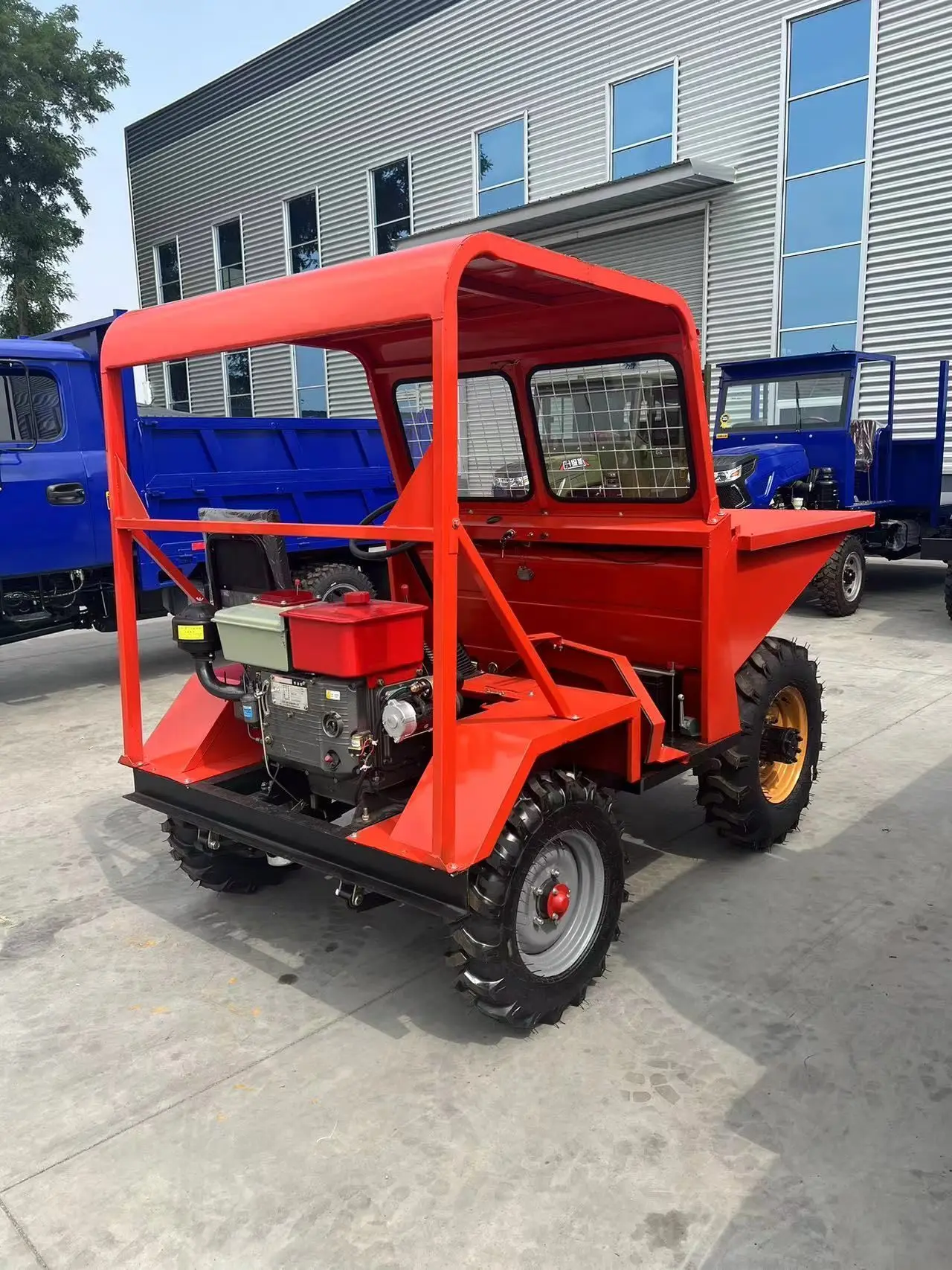 Chinese brand 1T-3T hydraulic diesel dump truck mini wheel dump truck for sale custom