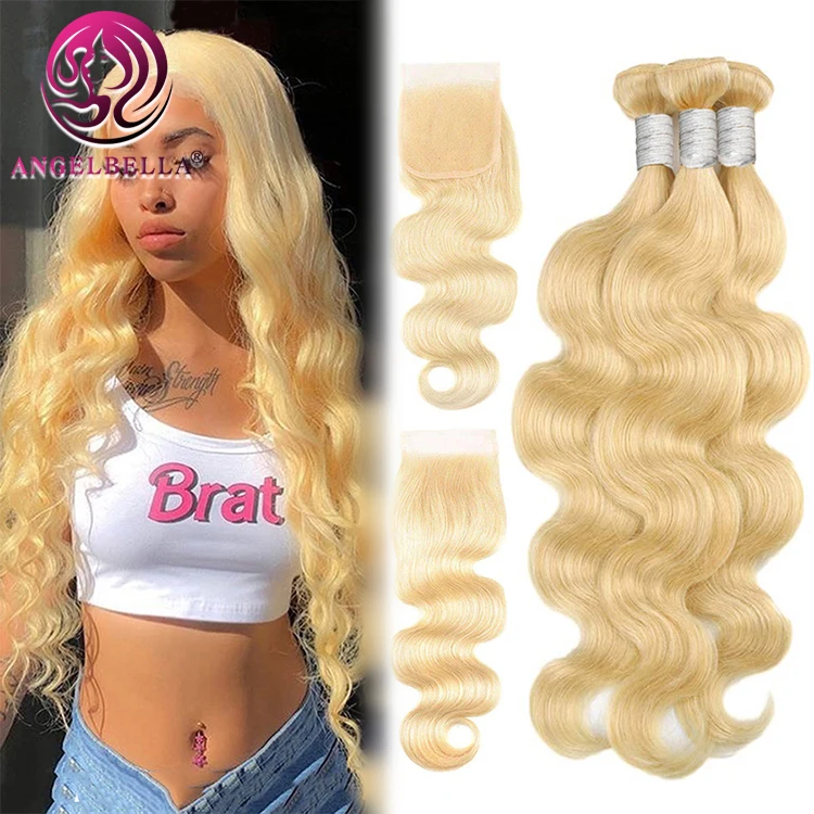 Blonde Hair Weft Top Grade,Cheap Human Blonde Hair Extensions,Russian 613 Blonde Virgin Hair Bundle