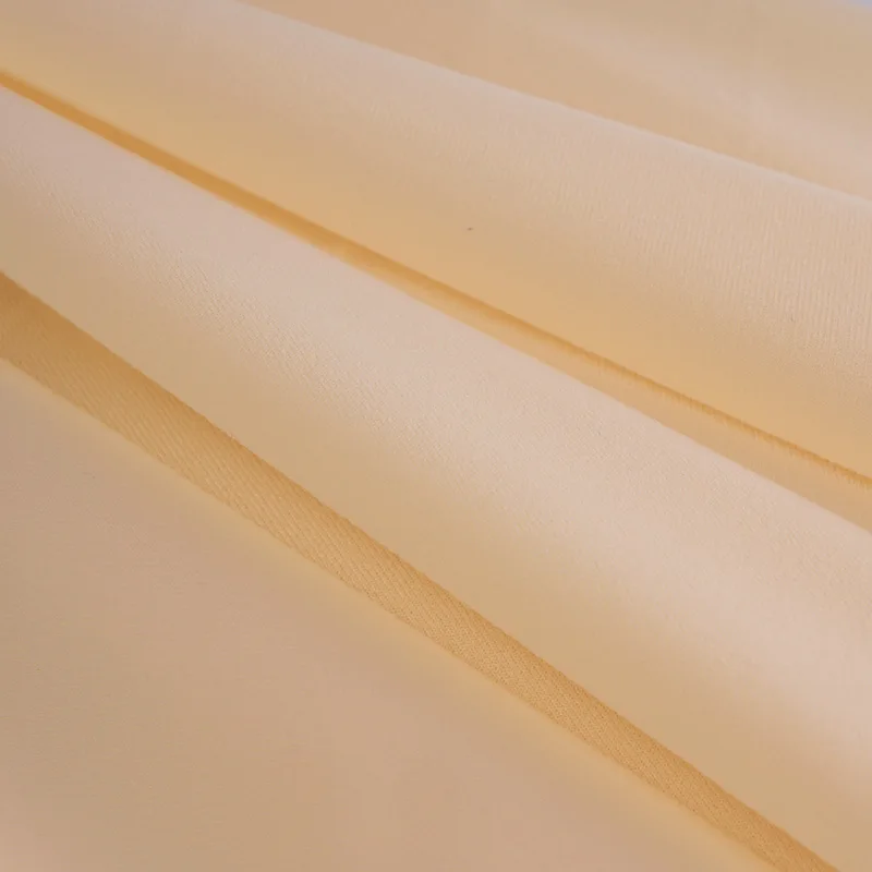 Однотонная светло-зеленая летняя модная блестящая Пятнистая Ткань приятный для кожи шелк женщин платье с кристаллами жемчужинами шелковая ткань против микробии