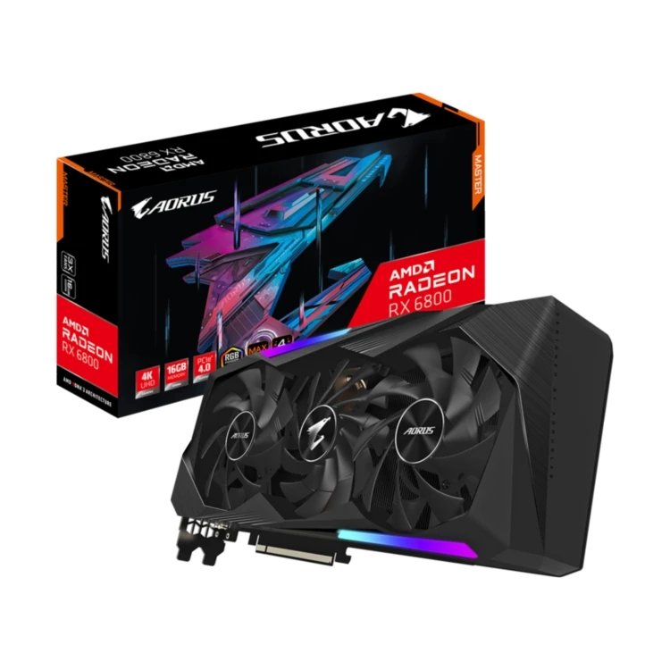 Игровая видеокарта LAIMI Sapphire Amd Radeon Rx 6800 с поддержкой 16 Гб Gddr6 2