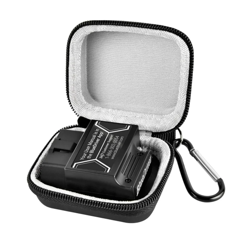 Автомобильный мини-чехол для переноски совместимый с BlueDriver Bluetooth Pro OBDII OBD2 сканер iPhone и Android