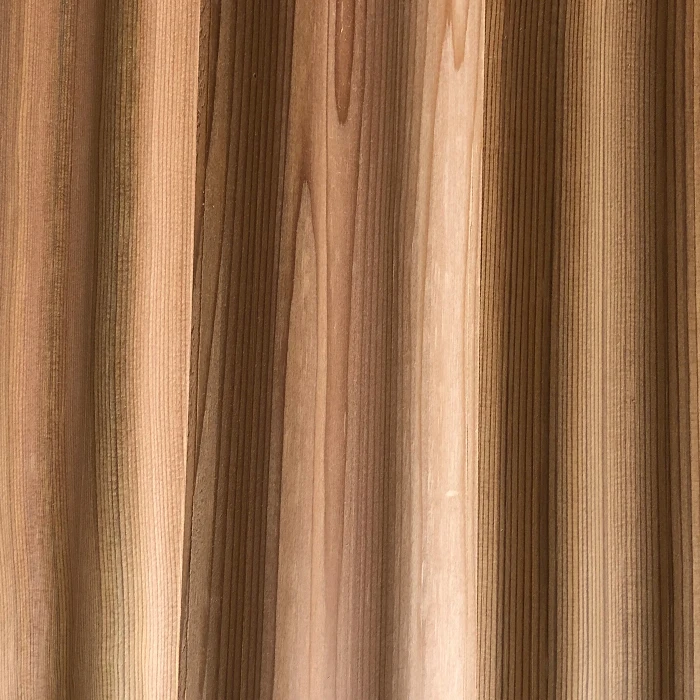12mm Thick Indoor Cladding Panels High Quality Cedar Wood 3D Wall Panel