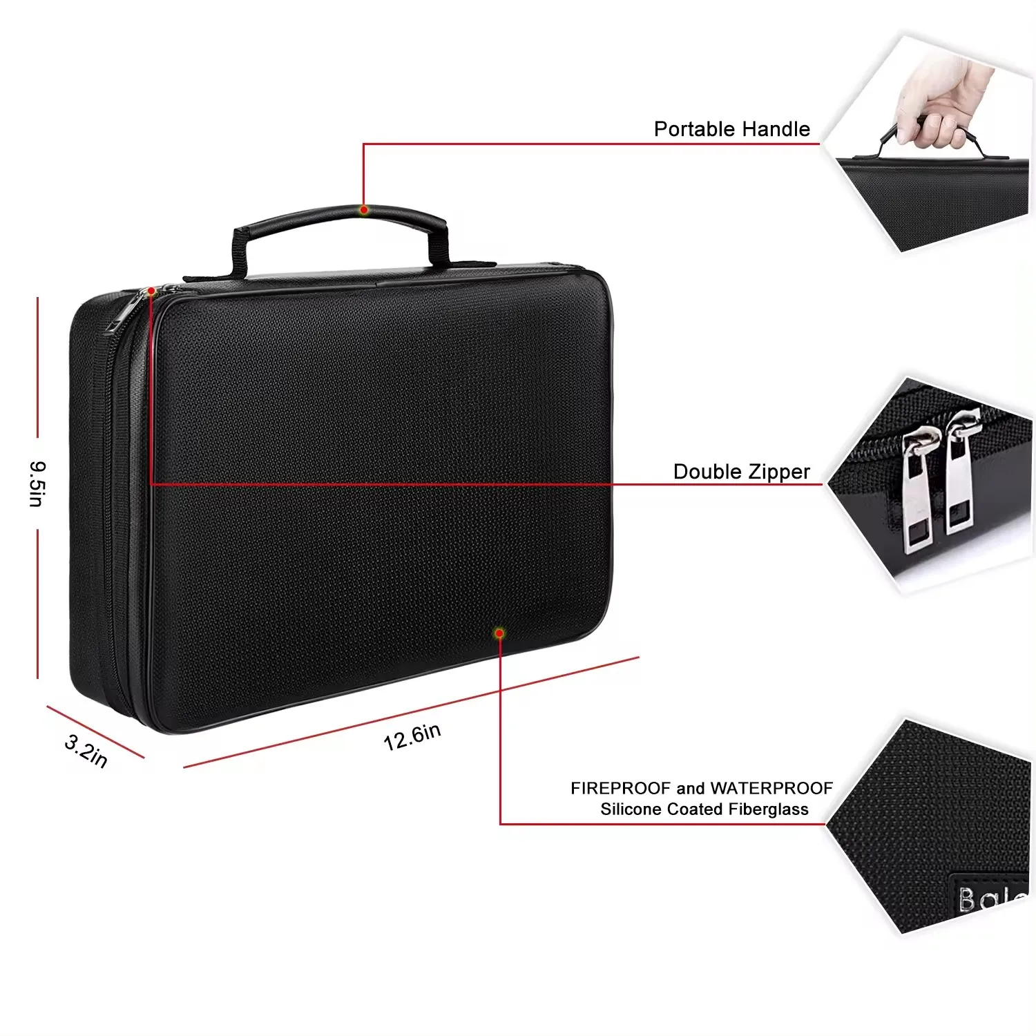 New Release Battery Organizer Box OEM/ODM Thermal Protecter Professional Heat Retard Fireproof Storage Battery Tester
