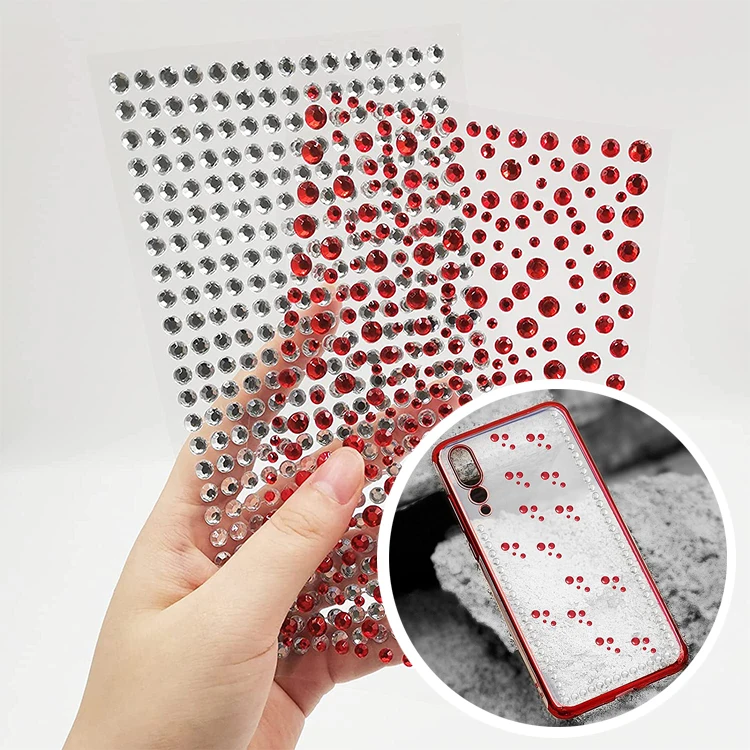 Multicolor Rhinestone Face Body Jewel Sticker DIY Custom Tattoo Self Adhesive Gems Sticker on Crystals