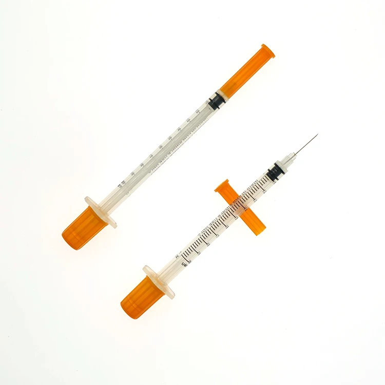 Sterile Disposable 1ml Syringe For Diabetes With Needle